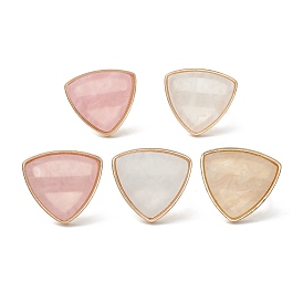 Adjustable Resin Platette Rings, with Alloy Finger Ring, Nail Art Tool, for Acrylic UV Gel Polish Foundation Mixing, Triangle