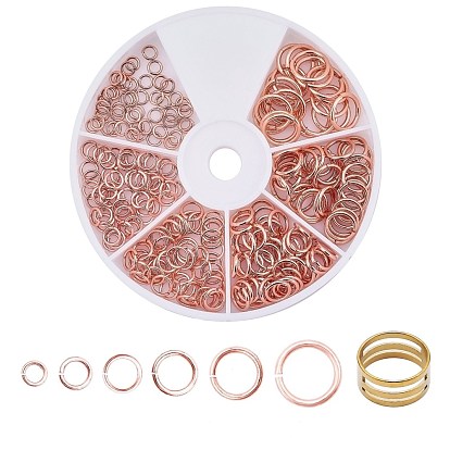 Экологичное вакуумное покрытие PVD и долговечные латунные открытые соединительные кольца, с медными кольцами