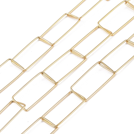 Ионное покрытие (ip) 304 прямоугольные цепи из нержавеющей стали, с катушкой, пайки