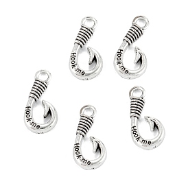 Tibetischer stil Aluminium Anhänger & Charms, Anker