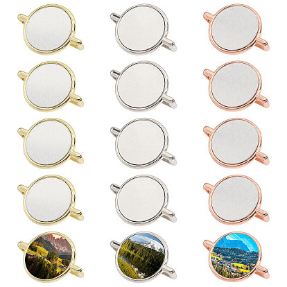 15 шт. 3 Цветной сплав, термоперенос, аксессуары для часов, с алюминиевым листом