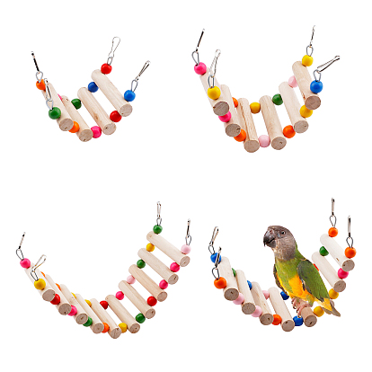 Дорога из деревянных досок, с железными крючками и застежками, зоотовары