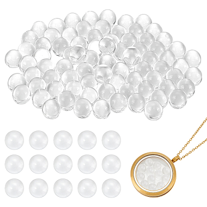 100 шт. сферические бусины из натурального кварца без отверстий, круглые