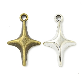 Tibetan Style Alloy Pendants, Lead Free & Cadmium Free, Star