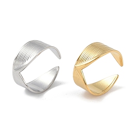 Stainless Steel V Shaped Cuff Rings, Open Rings for Women