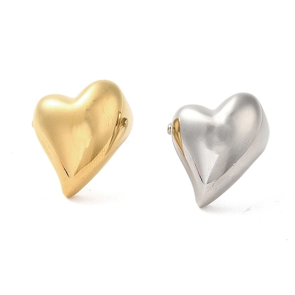304 Stainless Steel Rings, Heart