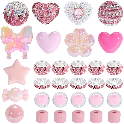 Наборы бисера своими руками, в том числе акриловые бусины, сплав горный хрусталь разделительные бусинки, Полимерная глина горный хрусталь Европейский бисером