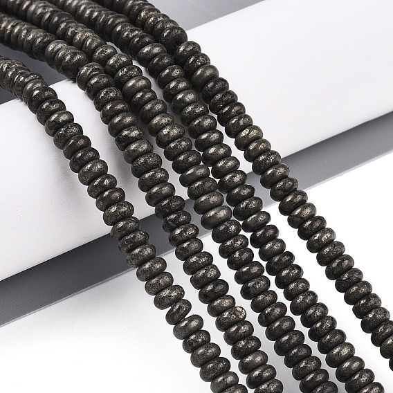 Природного пирита бисер нитей, рондель