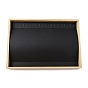 Bamboo Wood Presentation Boxes, Jewelry Display Plates, Rectangle