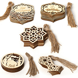 Small wooden pendants, creative home decoration, wooden pendant crafts