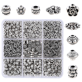 Тибетском стиле сплав Шарики прокладки, разнообразные