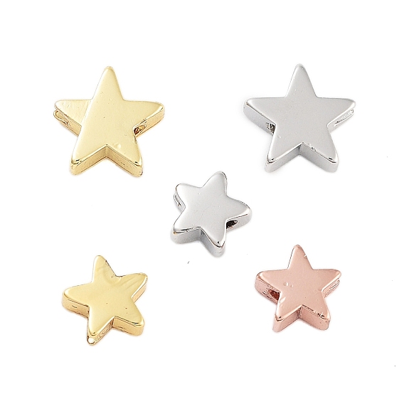 Стойки обшивки латунные бусины, долговечный, без кадмия и без свинца, звезда