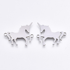 201 соединительные звенья нержавеющие, лазерная резка, единорог