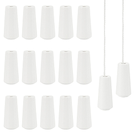 16шт. деревянные наконечники для шнура, Торцевые крышки