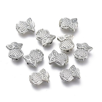 Alloy Beads, Owl Shape