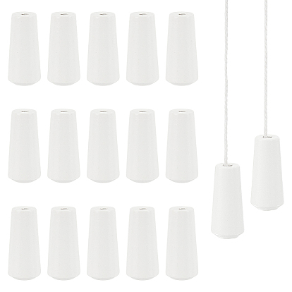 16шт. деревянные наконечники для шнура, Торцевые крышки