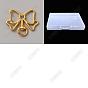 20Pcs Alloy Swivel Lobster Clasps, Swivel Snap Hook, Bowknot