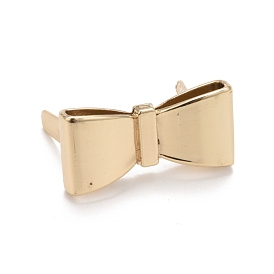 Zinc Alloy Bag Decorative Buckle Clip, Decoration Button Clasp, Bowknot