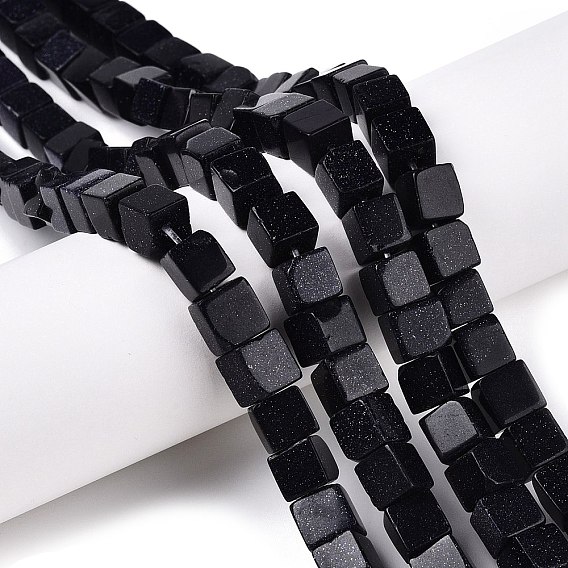 Синтетические голдстоуновские бисер пряди, кубические