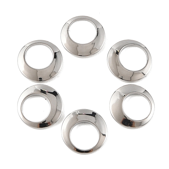 SHEGRACE Brass Flat Round Charms, Cadmium Free & Nickel Free & Lead Free