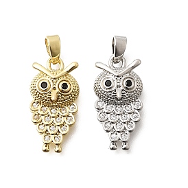Латуни циркония кубической подвески, сова прелести, долговечный