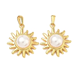 304 подвески из нержавеющей стали и АБС-пластика с имитацией жемчуга, солнечные чары