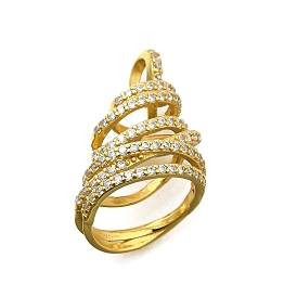 925 спиральные подвески из стерлингового серебра с прозрачным кубическим цирконием