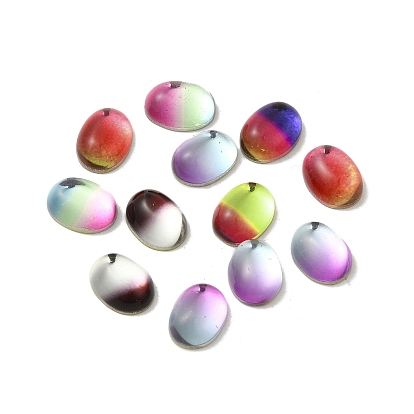 Cabuchones de cristal, oval