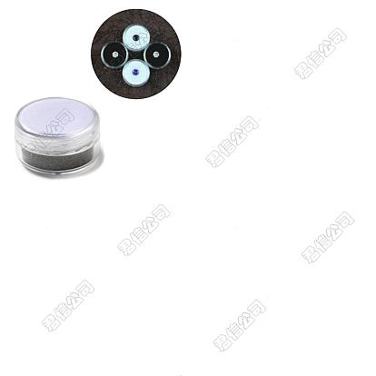 Column Plastic Loose Diamond Storage Screw Top Foam Gem Jars, Gemstone Display Case with Sponge Inside