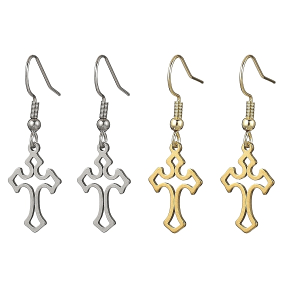 Пересечь 304 серьги болтаться из нержавеющей стали