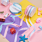 PandaHall Elite Baby Shower Ornaments Decorations Word Baby Printed Polyester Grosgrain Ribbons