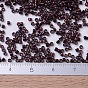 Бусины miyuki delica маленькие, цилиндр, японский бисер, 15/0, металлических цветов