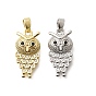 Латуни циркония кубической подвески, сова прелести, долговечный