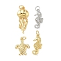 Латунные микро проложить кубического циркония подвески животных, без свинца и без кадмия, долговечный, стойки покрытие