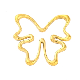 304 подвески из нержавеющей стали, полый шарм бабочки, ионное покрытие (ip)