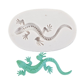 DIY Gecko Food Grade Silicone Molds, Resin Casting Molds, For UV Resin, Epoxy Resin Jewelry Making