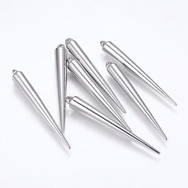 CCB Plastic Pendants, Cone