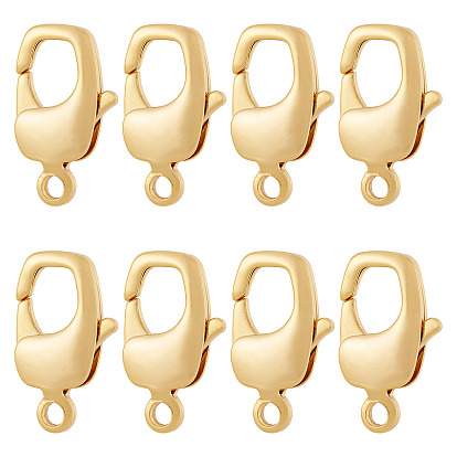 8шт латунные застежки-лобстеры, для изготовления ювелирных изделий