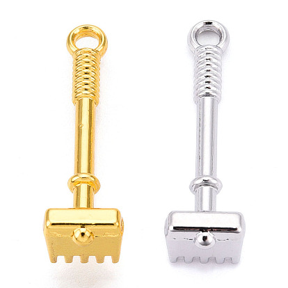 Подвески из сплава , талисманы лопаты, без кадмия, без никеля и без свинца