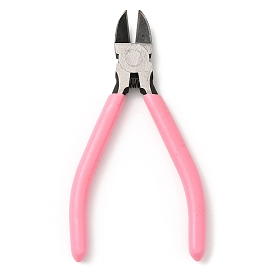 Steel Jewelry Pliers, with Plastic Handle Cover, Side Cutter Pliers