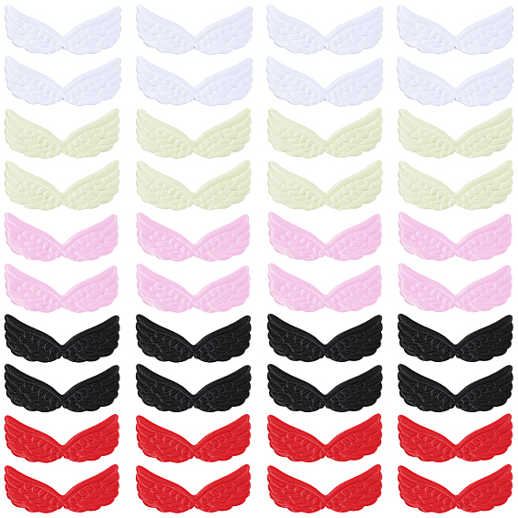 50шт. 5 цвета тканевые крылья украшение аксессуары, для поделок аксессуары для волос