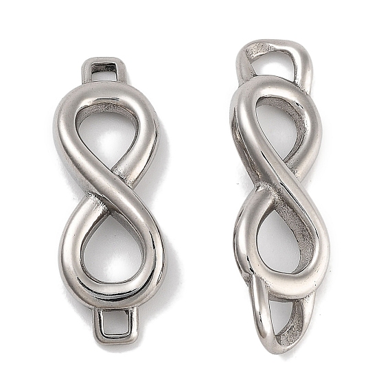 304 из нержавеющей стали бесконечность ссылки, для изготовления кожаных браслетов