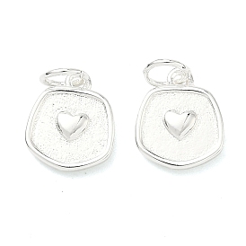 Латунные подвески, многоугольник с сердечками, долговечный, без свинца и без кадмия, с целью перехода в кольце