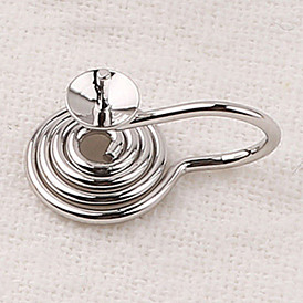 Brass Clip-on Earring Findings, for Earring Making