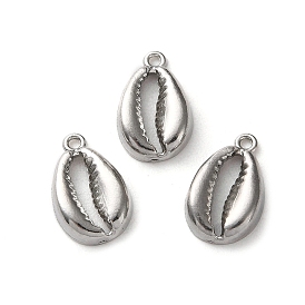 304 прелести нержавеющей стали, шарм в форме ракушки, анти-тускнение