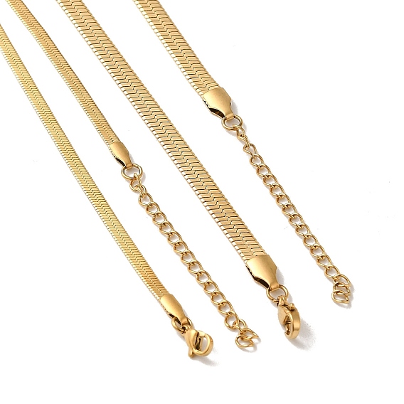 304 Stainless Steel Snake Chains Necklaces for Women