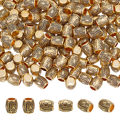 150шт. бусины из европейского сплава в тибетском стиле, бусины с большим отверстием, баррель