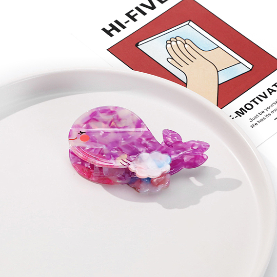 Заколки для волос в форме когтей из ацетата целлюлозы, аксессуары для волос для женщин и девочек