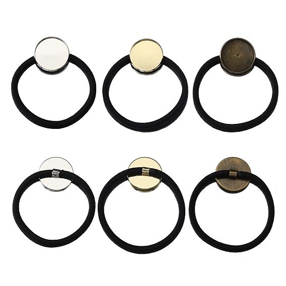 Железа кабошон настройки, фурнитура для повязки , плоско-круглые