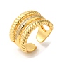 Открытые манжеты из латуни с микропаве и кубическим цирконием, многослойное женское кольцо твист, без свинца и без кадмия